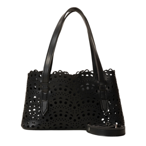 Agacapital Black Laser Cut Tote Bag