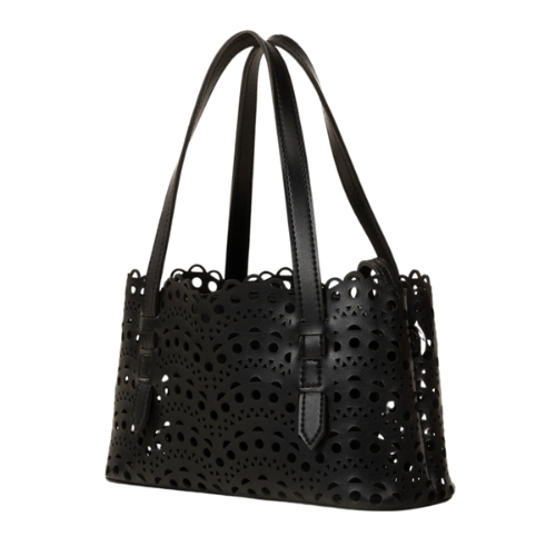 Agacapital Black Laser Cut Tote Bag