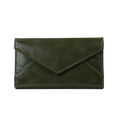 Agacapital Olive Green Envelope Flap Wallet