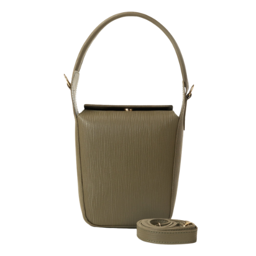 Agacapital Olive Green Bucket Bag