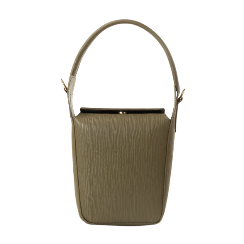 Agacapital Olive Green Bucket Bag