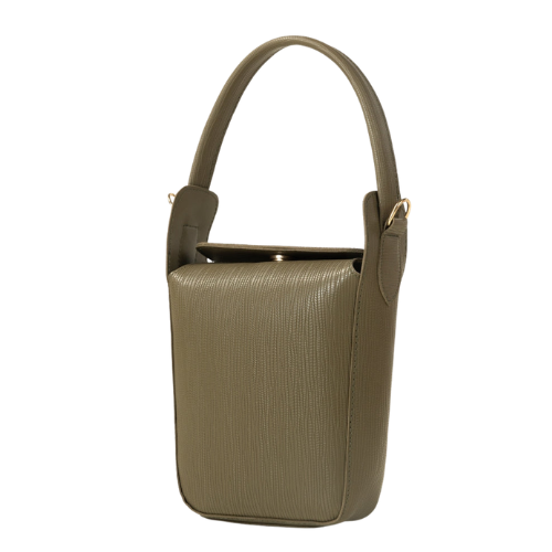 Agacapital Olive Green Bucket Bag