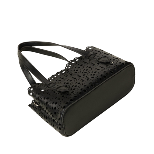 Agacapital Black Laser Cut Tote Bag